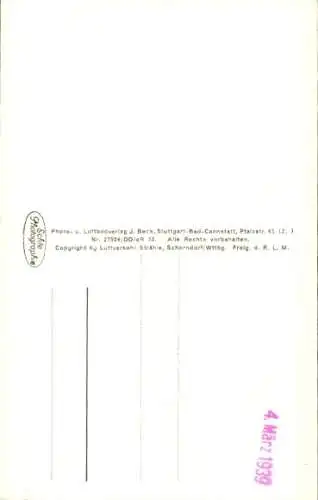 Ak Bad Aibling in Oberbayern, Fliegeraufnahme