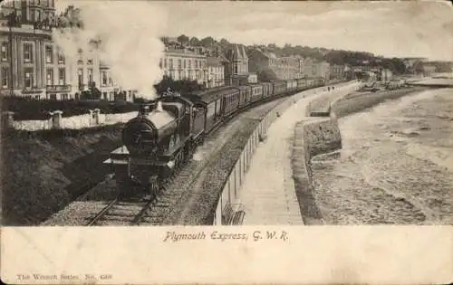 Ak Plymouth Devon England, Eisenbahn, Express