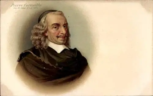 Litho Pierre Corneille, französischer Dramatiker