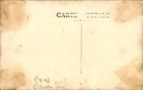 Foto Ak Citroën Bus, Autobus