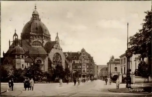 Judaika Ak Dortmund im Ruhrgebiet, Synagoge