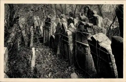 Judaika Ak Praha Prag Tschechien, Jüdischer Friedhof