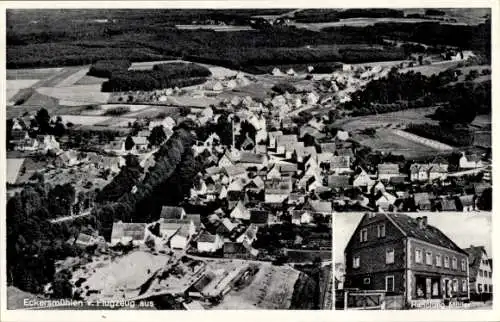 Ak Eckersmühlen Roth in Mittelfranken, Handlung Müller, Fliegeraufnahme