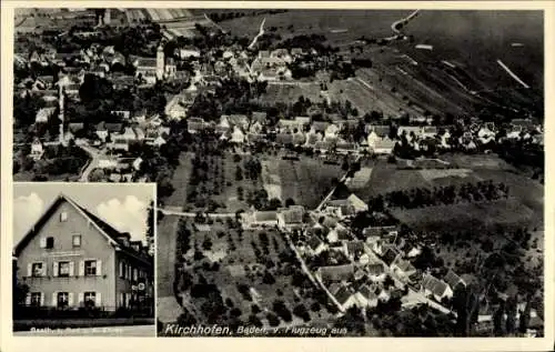 Ak Kirchhofen Ehrenkirchen im Breisgau, Fliegeraufnahme, Gasthaus