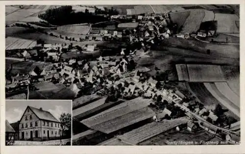 Ak Dorfgütingen Feuchtwangen in Mittelfranken, Kaufhaus Karl Hornberger