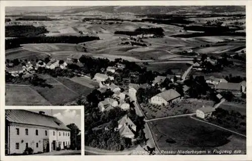 Ak Salzweg in Niederbayern, Fliegeraufnahme