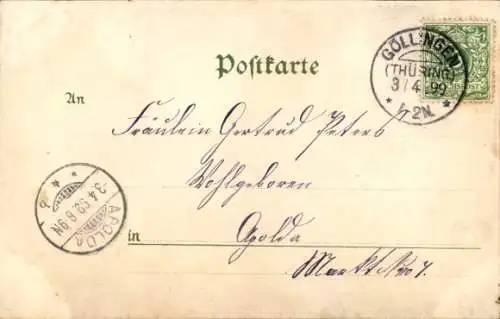 Litho Bad Frankenhausen am Kyffhäuser Thüringen, Gasthaus, Barbarossahöhle