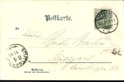 Litho Bad Griesbach im Schwarzwald, Adlerbad, Tannenhof