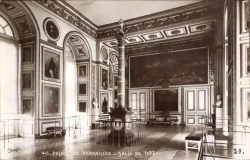 Ak Versailles Yvelines, Palais, Salle de 1792