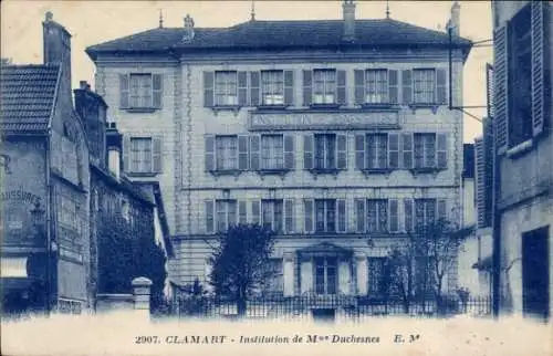 Ak Clamart Hauts de Seine, Institution de Madame Duchesnes