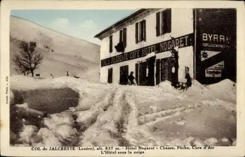 Ak Col de Jalcreste, Hotel Nogaret, Neige