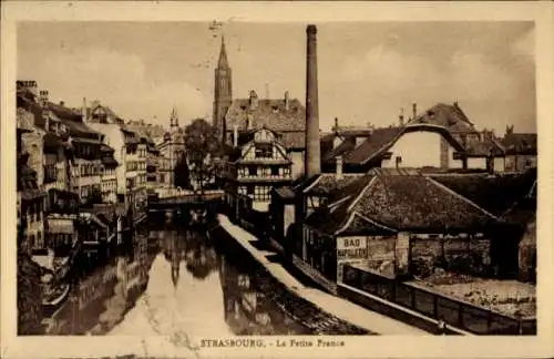 Ak Strasbourg Straßburg Elsass Bas Rhin, Petite France