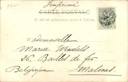 Ak Airvault Deux Sèvres, Eglise St. Pierre