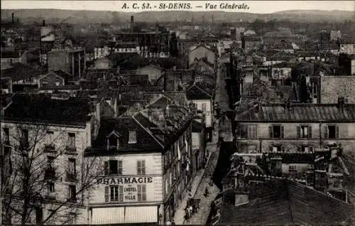 Ak Saint Denis, Vue Generale, Pharmacie