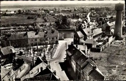 Ak Neauphle le Chateau Yvelines, Vogelperspektive, Place Mancest