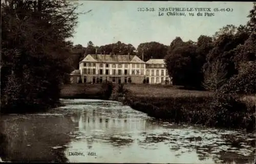 Ak Neauphle le Vieux Yvelines, Schloss, Park