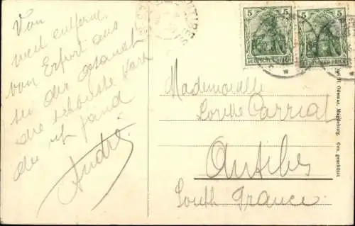 Ak Erfurt in Thüringen, Kaiser Wilhelm-Denkmal, Rathaus