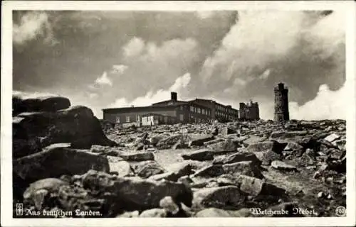 Ak Brocken im Harz, Brockenhotel