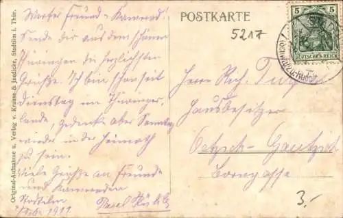 Ak Stadtilm in Thüringen, Gesamtansicht