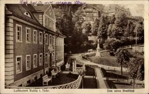 Ak Ruhla in Thüringen, neues Stadtbad