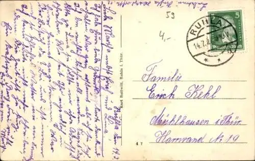 Ak Ruhla in Thüringen, neues Stadtbad