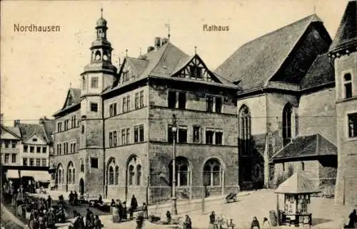 Ak Nordhausen am Harz,  Rathaus