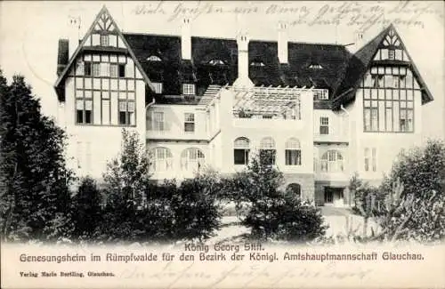 Ak Glauchau in Sachsen, König Georg Stift