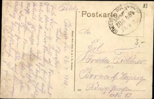 Ak Pirna an der Elbe, Marktplatz