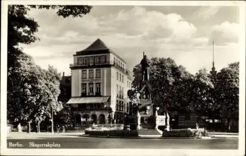 Ak Berlin Mitte, Skagerrakplatz, Denkmal