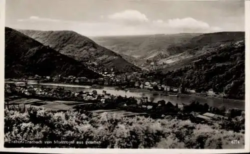 Ak Traben Trarbach an der Mosel, Gesamtansicht von Montroyal aus