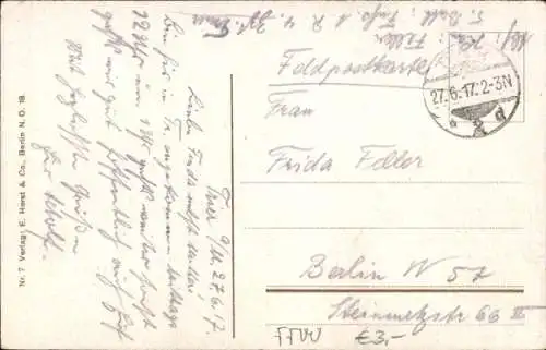 Ak Trier an der Mosel, Mariensäule