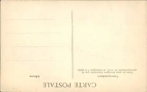 Stereo Ak Französische Seeleute, Kriegsschiff