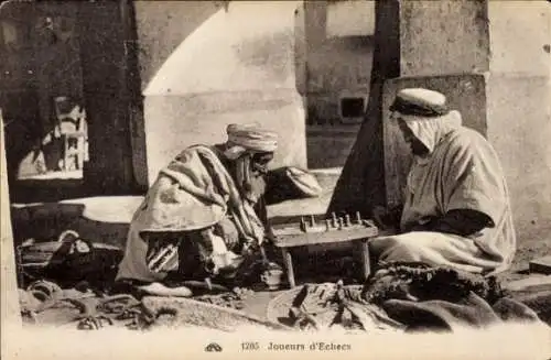 Ak Araber spielen Schach, Maghreb