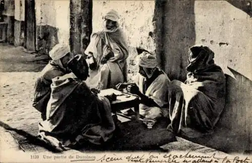 Ak Araber spielen Domino, Maghreb