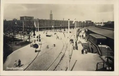 Ak Köln am Rhein, Hauptgebäude der Pressa, Internationale Presseausstellung 1928