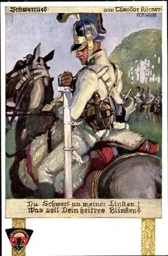 Lied Ak Wilke, Karl Alexander, Schwertlied, Theodor Körner, Deutscher Schulverein Nr. 569