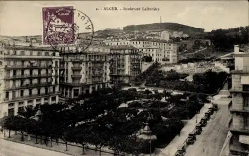 Ak Algier Alger Algerien, Boulevard Laferriere