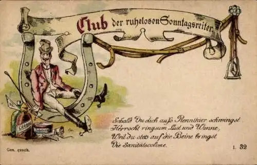 Litho Club der ruhelosen Sonntagsreiter