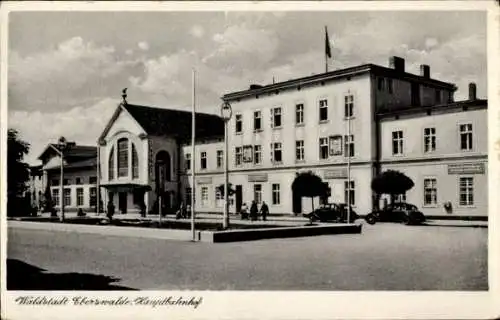 Ak Eberswalde in Brandenburg, Hauptbahnhof