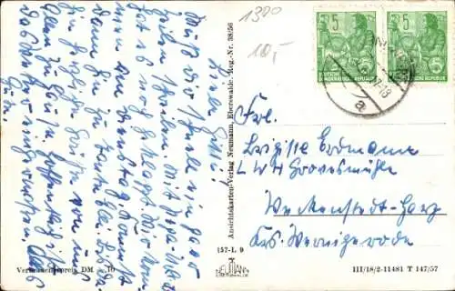 Ak Eberswalde in Brandenburg, Hauptbahnhof