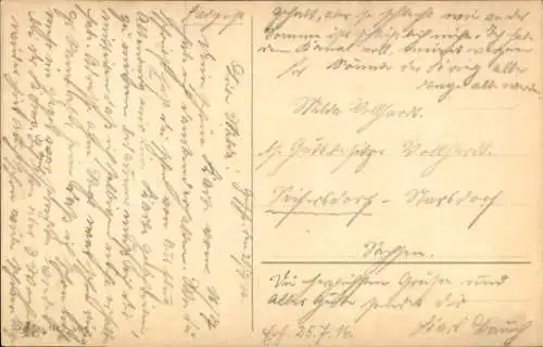 Ak Zwickau in Sachsen, Fahnen, Blumenkranz, 9. KS Infanterie Regiment No. 133
