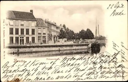 Ak Breda Nordbrabant Niederlande, Prinsenkade