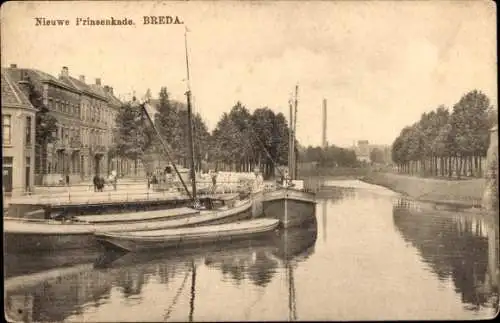 Ak Breda Nordbrabant Niederlande, Nieuwe Prinsenkade