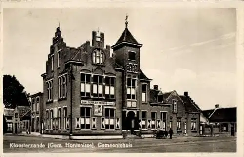 Ak Kloosterzande Zeeland Niederlande, Gemeentehuis