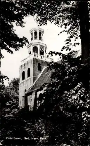 Ak Pieterburen Groningen Niederlande, Ned. Herv. Kerk