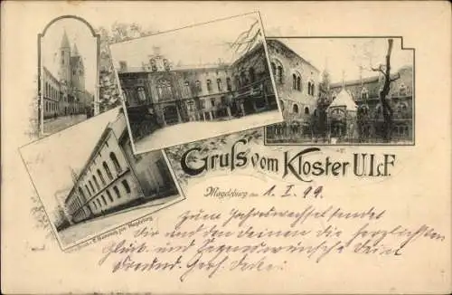 Ak Magdeburg an der Elbe, Kloster U.L.F.