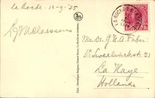 Ak La Roche en Ardenne Wallonien Luxemburg, Dester und Kapelle St. Marguerite