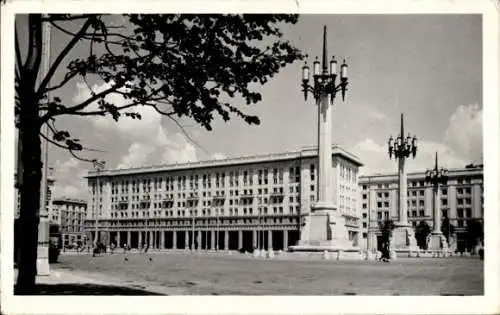 Ak Warszawa Warschau Polen, Blick auf den Kulturpalast.