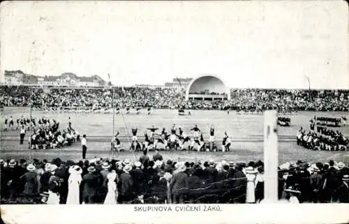 Ak Praha Prag Tschechien, Fest, Turner, Jahr 1912