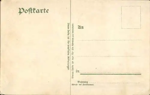 Landkarten Litho Berlin Köpenick, Bismarckwarte auf den Müggelbergen, Friedrichshagen, Wernsdorf